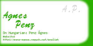 agnes penz business card